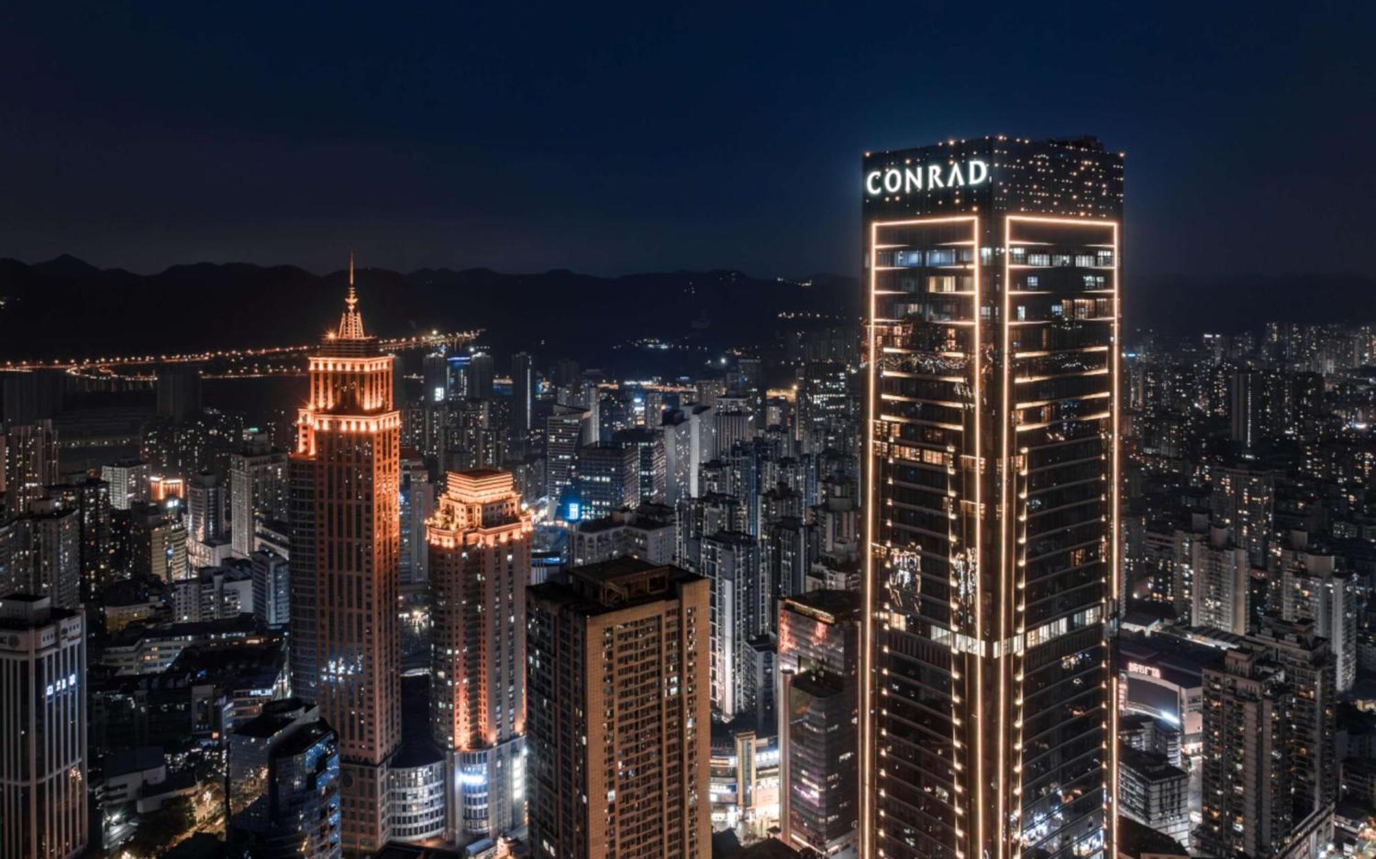Conrad Chongqing - Indulge In The Magical 8D City Landscape Exterior foto
