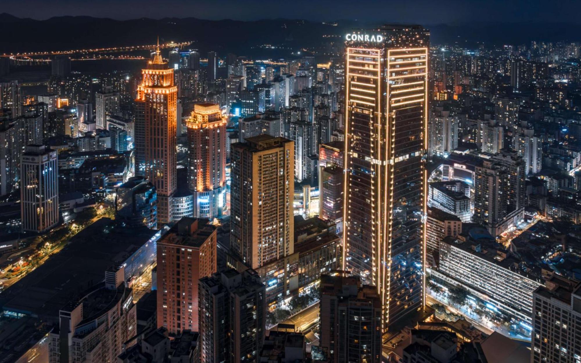 Conrad Chongqing - Indulge In The Magical 8D City Landscape Exterior foto